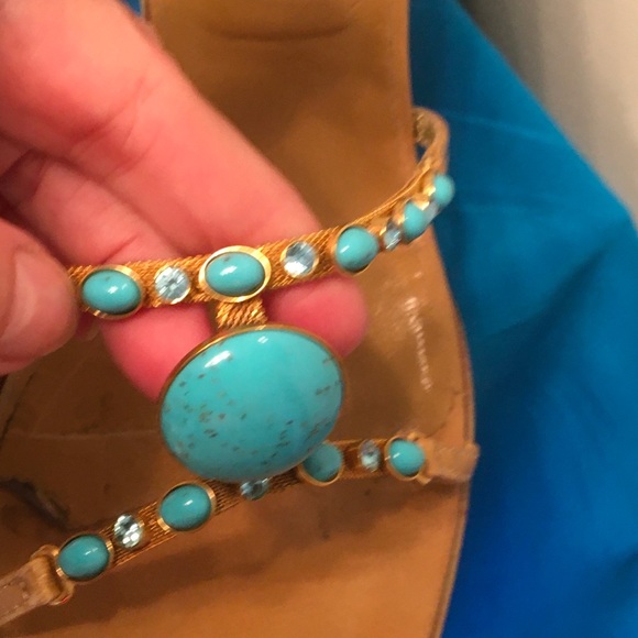 CHARLES DAVID Dress stiletto Strappy heels slip on - Picture 9 of 13